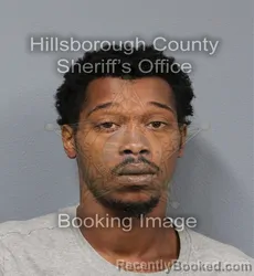 Mugshot of DONTE HARRISON HUNT booked in Hillsborough County, Florida on August 4, 2026