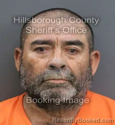 Mugshot of GILBERTO PEREZ RODRIGUEZ booked in Hillsborough County, Florida on August 4, 2026