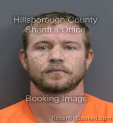 Mugshot of JACOB TANNER FLINT booked in Hillsborough County, Florida on August 4, 2026