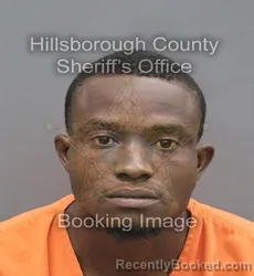 Mugshot of RUFUS DEMONTRE JOHNSON booked in Hillsborough County, Florida on August 4, 2026