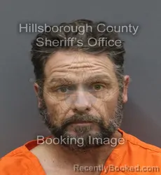 Mugshot of JOSEPH OBRIEN booked in Hillsborough County, Florida on August 4, 2026
