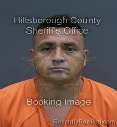 Mugshot of PETER PAUL FLORES JAIMES booked in Hillsborough County, Florida on August 5, 2026