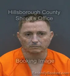 Mugshot of CHRISTOPHER MICHAEL RADZUN booked in Hillsborough County, Florida on August 5, 2026