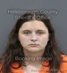 Mugshot of SADIE ALSHYA LOVELESS booked in Hillsborough County, Florida on August 5, 2026