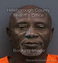 Mugshot of Hughes Frederic booked in Hillsborough County, Florida on August 22, 2026