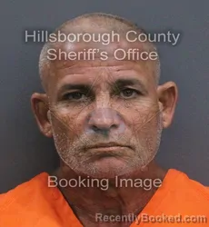 Mugshot of Pascual Bailon Cuellar Medina booked in Hillsborough County, Florida on August 22, 2026