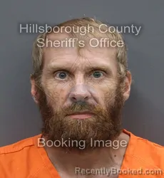 Mugshot of Adam D Kusmierz booked in Hillsborough County, Florida on August 22, 2026
