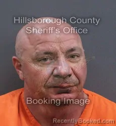 Mugshot of Thomas Eugene Ii Dorwart booked in Hillsborough County, Florida on August 22, 2026