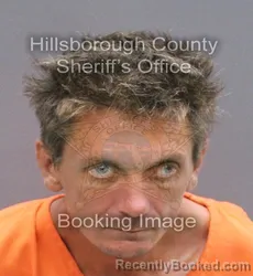Mugshot of David Willie Schaefer booked in Hillsborough County, Florida on August 22, 2026