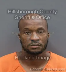 Mugshot of Artavias Jamar Moses booked in Hillsborough County, Florida on August 22, 2026