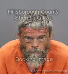 Mugshot of Luke Debi booked in Hillsborough County, Florida on August 22, 2026