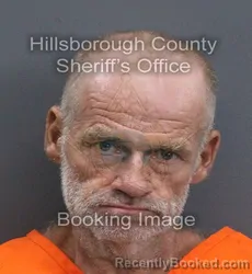 Mugshot of Joe Talmadge Jr Butts booked in Hillsborough County, Florida on August 22, 2026