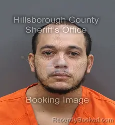 Mugshot of Dustin Jason Lamont Jones booked in Hillsborough County, Florida on August 22, 2026