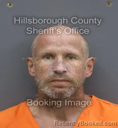 Mugshot of Brantley Lloyd Tolleson booked in Hillsborough County, Florida on August 22, 2026