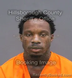 Mugshot of Brandon Labray Cannon booked in Hillsborough County, Florida on August 22, 2026