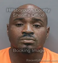 Mugshot of Edwin Johntan Burke booked in Hillsborough County, Florida on August 23, 2026