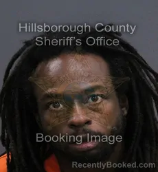 Mugshot of Arron Justin Blair booked in Hillsborough County, Florida on August 23, 2026