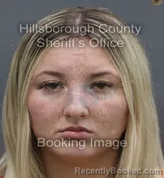 Mugshot of Lauren G Bolstridge booked in Hillsborough County, Florida on August 23, 2026