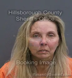 Mugshot of Mary Martina Goller booked in Hillsborough County, Florida on August 23, 2026