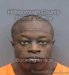 Mugshot of Jarrad Christopher Lane booked in Hillsborough County, Florida on August 23, 2026