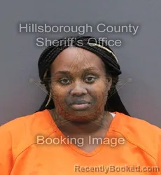 Mugshot of Zakia Khaya Walton booked in Hillsborough County, Florida on August 23, 2026