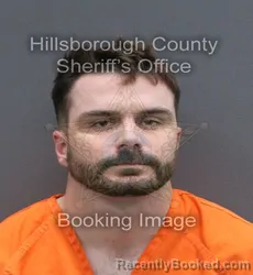 Mugshot of Devin Paul Murphy booked in Hillsborough County, Florida on August 24, 2026