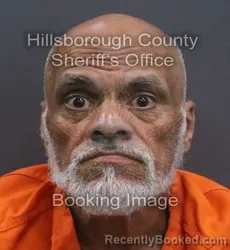 Mugshot of Richard Matias booked in Hillsborough County, Florida on August 24, 2026