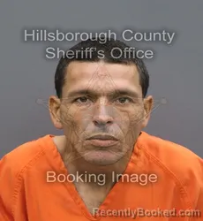 Mugshot of Pedro Jose Rodriguez Hernandez booked in Hillsborough County, Florida on August 24, 2026