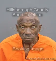 Mugshot of Earnest Newsome booked in Hillsborough County, Florida on August 24, 2026