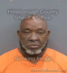 Mugshot of Michael James Daniels booked in Hillsborough County, Florida on August 24, 2026