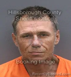 Mugshot of William Dale Thomas booked in Hillsborough County, Florida on August 24, 2026