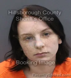 Mugshot of Cornelia Maggie Albright booked in Hillsborough County, Florida on August 24, 2026