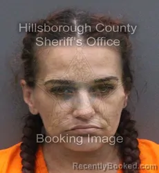 Mugshot of Jennifer Wecal booked in Hillsborough County, Florida on August 25, 2026