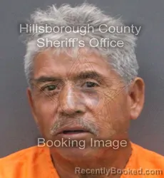 Mugshot of Marcelo Avalos Ceniceros booked in Hillsborough County, Florida on August 25, 2026