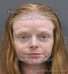 Mugshot of Summer Leigh Boatright booked in Hillsborough County, Florida on August 25, 2026