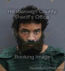 Mugshot of Eleazar Bello Medina booked in Hillsborough County, Florida on August 25, 2026