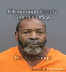 Mugshot of Cliffton Lashawn Baker booked in Hillsborough County, Florida on August 25, 2026