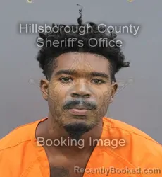 Mugshot of Rayshon Xavier Battee booked in Hillsborough County, Florida on August 25, 2026