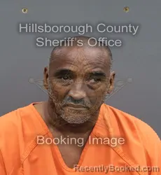 Mugshot of Paul David Simmons booked in Hillsborough County, Florida on August 25, 2026