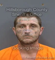 Mugshot of Aaron Joseph Artist Kight booked in Hillsborough County, Florida on August 25, 2026