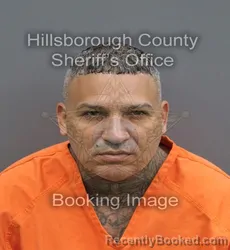 Mugshot of Rafael Alberto Lugo Toucet booked in Hillsborough County, Florida on August 25, 2026