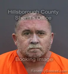 Mugshot of Steven Jack Titka booked in Hillsborough County, Florida on August 25, 2026