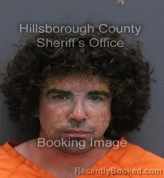 Mugshot of Christopher William Mchaffie booked in Hillsborough County, Florida on August 25, 2026