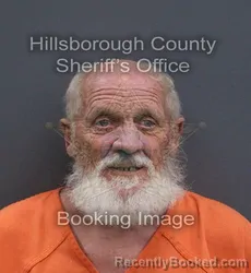 Mugshot of Wiley Thomas Jr Johnson booked in Hillsborough County, Florida on August 25, 2026