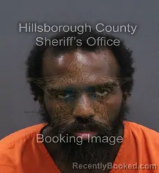 Mugshot of Ruben Iv Anderson booked in Hillsborough County, Florida on August 26, 2026