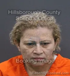 Mugshot of Edelis Coromoto Lopez Guedez booked in Hillsborough County, Florida on August 26, 2026