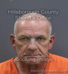 Mugshot of Brian Thomas Erhardt booked in Hillsborough County, Florida on August 26, 2026