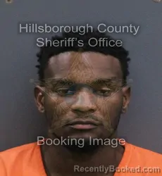 Mugshot of De Jodan-Milton Mooche Thomas-Smith booked in Hillsborough County, Florida on August 26, 2026