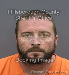 Mugshot of James Eugene Mccurdy booked in Hillsborough County, Florida on August 26, 2026