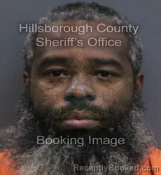 Mugshot of Jamaal Antwan Huff booked in Hillsborough County, Florida on August 27, 2026